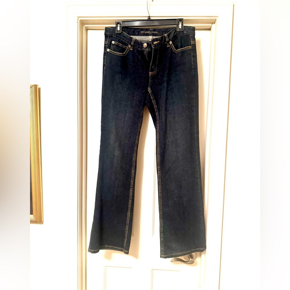 Michael Kors 90’s Women’s Jeans.  Black/Dark Blue wash. SZ 6